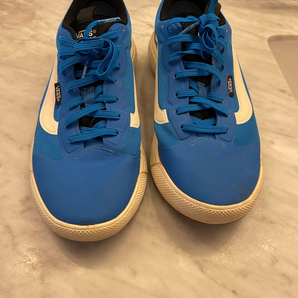 Vans Blue and White Casual Sneakers